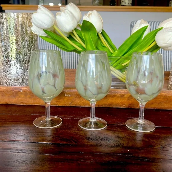 Anthropologie | Dining | Anthropologie Stemmed Wine Glasses | Poshmark